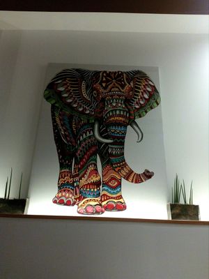 elephant at Nomit in Valencia
