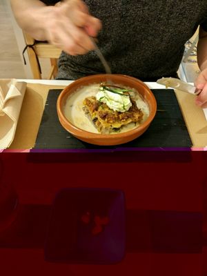 lasagne at Nomit in Valencia