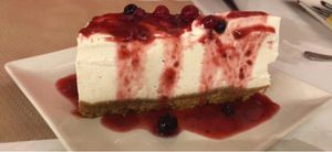 Cheesecake at Nomit in Valencia
