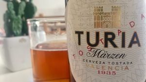 Magnificent amber ale at Nomit in Valencia