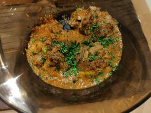 Albóndigas de seitan at Nomit in Valencia