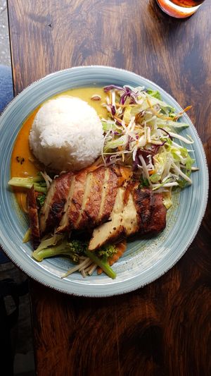 Vegan duck at Soya in Berlin