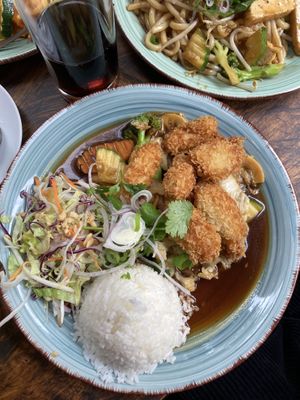 Vegan fried chicken  at Soya in Berlin