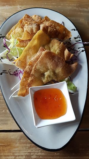 Fried Wantan at Soya in Berlin