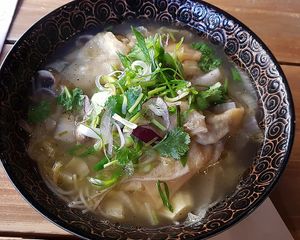 Wantan Soup at Soya in Berlin