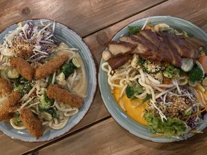 Vegane Ente und chicken  at Soya in Berlin