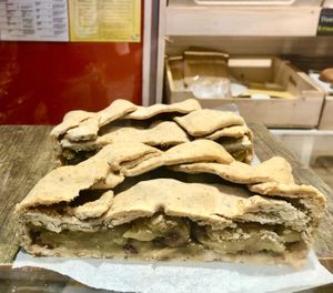 Vegetable pie  at NaturaSi - Gustavo Fara in Milan