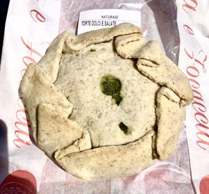 Spinach pie  at NaturaSi - Gustavo Fara in Milan