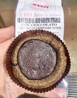 Chocolate tart  at NaturaSi - Gustavo Fara in Milan