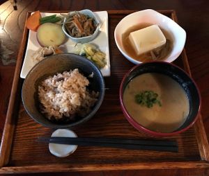 Lunch set  at Aisunao in Naoshima