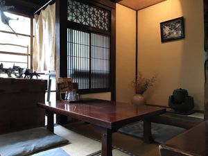 Seating  at Aisunao in Naoshima