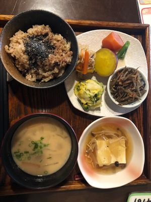 Lunch set  at Aisunao in Naoshima