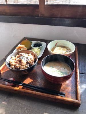 Aisunao lunch set at Aisunao in Naoshima