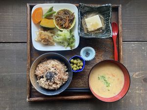 Lunch set  at Aisunao in Naoshima