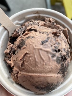 Chocolate cookie crunch  at Mr. Dewie's Cashew Creamery in Albany