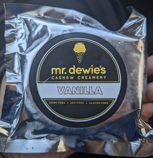 Wrapping... at Mr. Dewie's Cashew Creamery in Albany