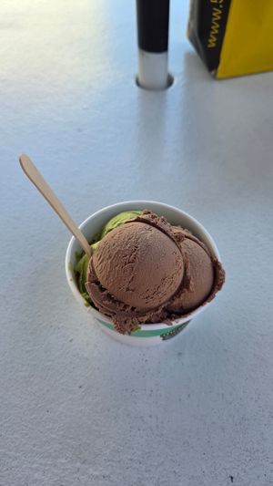 Matcha & Chocolate at Mr. Dewie's Cashew Creamery in Albany
