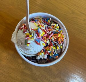   at Mr. Dewie's Cashew Creamery in Albany