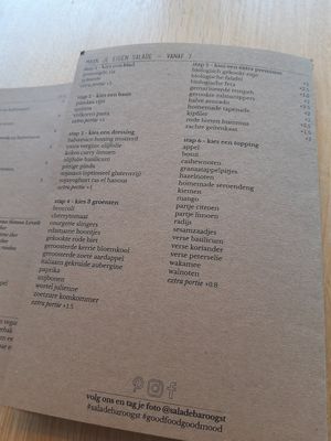 You can create your own salad at Oogst in Alkmaar