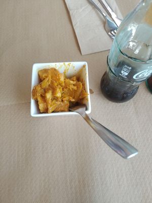 Tapa at La Huella Vegana in Rivas-vaciamadrid