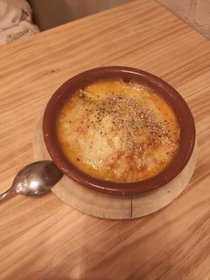 Patatas Garrucha at La Huella Vegana in Rivas-vaciamadrid