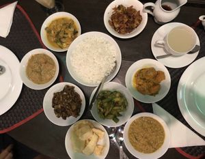 Rice curry at Jade Green Tea Centre & Restaurant in Ella