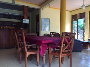indoor seating at Jade Green Tea Centre & Restaurant in Ella