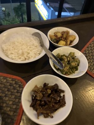 second half of curry  at Jade Green Tea Centre & Restaurant in Ella