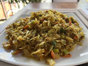Kottu Vegetable   at Jade Green Tea Centre & Restaurant in Ella