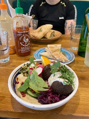 falafel set at Falla - Wawrzyniaka in Poznan