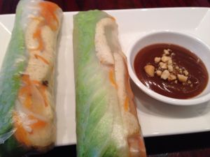 Vegan Summer Roll at Huong Viet in Bluffton