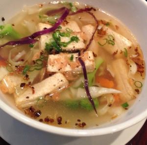 Vegan Tofu Soup at Huong Viet in Bluffton