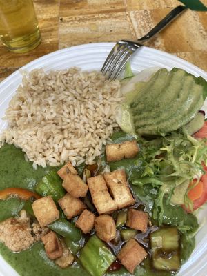 Switched the mushrooms for tofu!  at La Bio Cafetta in Lima