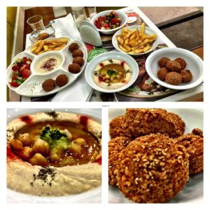 falafel, and lots of it. at Falafel in Sarajevo