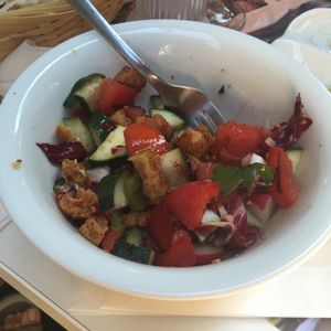 salad  at Falafel in Sarajevo