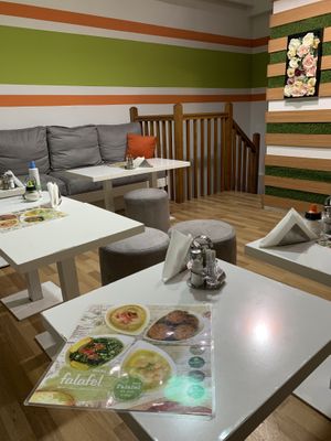cosy upstairs   at Falafel in Sarajevo