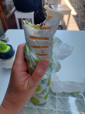 Falafel wrap 6 KM at Falafel in Sarajevo