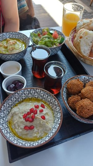 Set lunch for 2 (inc tea) at Falafel in Sarajevo