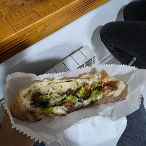 Falafel sandwhich at Falafel in Sarajevo