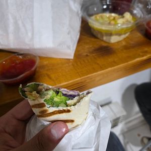 Avocado wrap at Falafel in Sarajevo