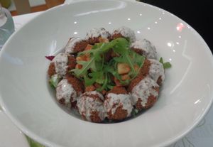 falafel salad  at Falafel in Sarajevo