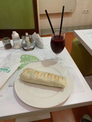 Falafel wrap  at Falafel in Sarajevo