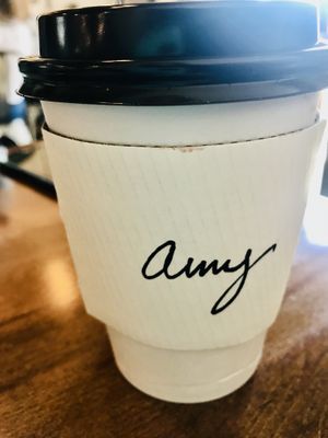 Excellent latte with variety of plant based milks offered, including oat, almond, & soy.  at The Farm Bakery & Cafe in Aptos