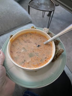 Vegan fara gluten  at Vyro Raw & Vegan Bistro in Bucharest