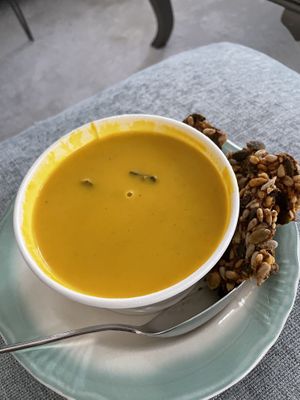 Supa crema fara gluten  at Vyro Raw & Vegan Bistro in Bucharest