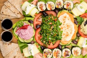 Bistro Raw Vegan Platter at Vyro Raw & Vegan Bistro in Bucharest