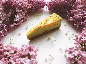 Matcha Tea, Green Apple and Lime Cake – raw at Vyro Raw & Vegan Bistro in Bucharest