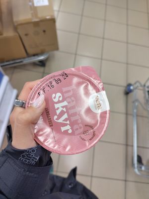 Yoghurt at Netto in Borgarnes