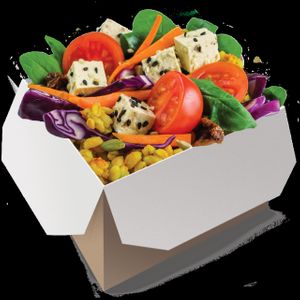 Tofu hot box at Salad Story - Nowy Świat  in Warsaw