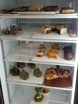 Some of the cabinet food. Great quality. at Replenish Cafe in Timaru